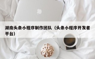 营口湖南头条小程序制作团队（头条小程序开发者平台）
